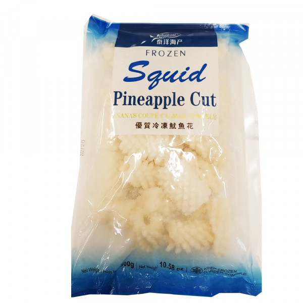 Frozen Pineapple cut SUNTHAI / 泰洋冷冻鱿鱼花 - 300g