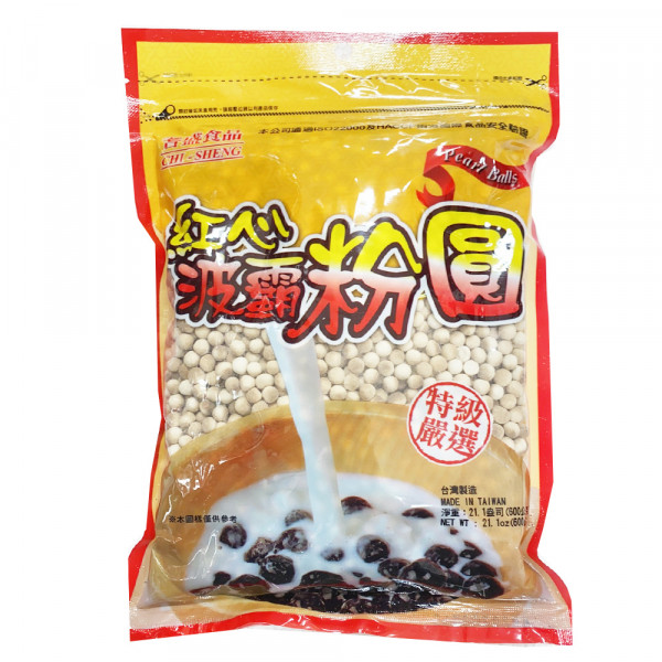 Tapioca Pearl red / 红心波霸粉园 - 600g