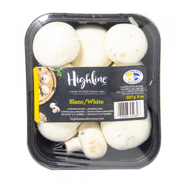 Highline white Mushroom / 本地白蘑菇 - 227g