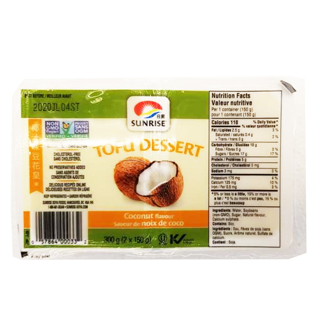 SUNRISE Tofu Dessert (Coconut Flavour) / 日升椰子味豆花皇 300g