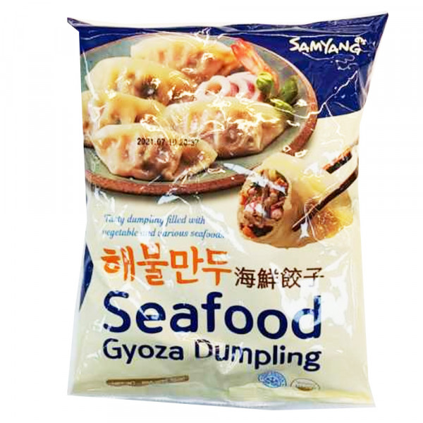 Samyang Seafood Gyoza Dumpling / 海鲜饺子 - 500g