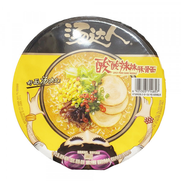 Spicy Pork Bone Noodles / 汤达人酸辣豚骨面- 135 g