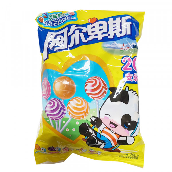 Alps Lollipop Mix / 阿尔卑斯混合口味棒棒糖 - 200g