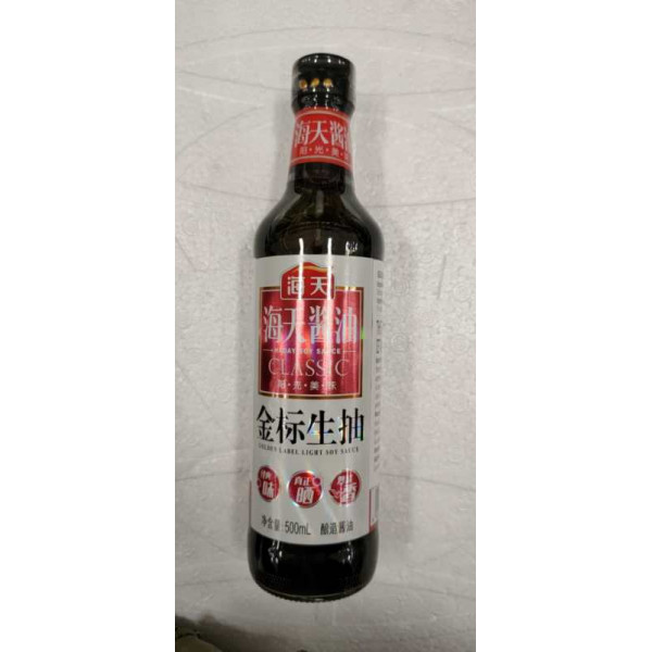HaiTian Soy Sauce /  海天金标生抽  - 500 mL