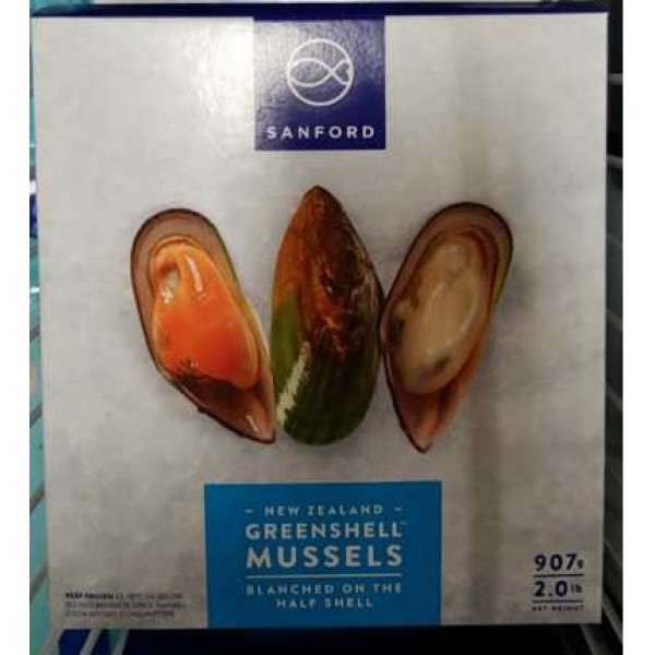 New Zealand Greenshell Mussel / 纽西兰半壳青口 - 907g 