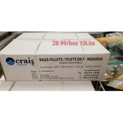 Basa Fillet  / 龙利鱼柳 10lb