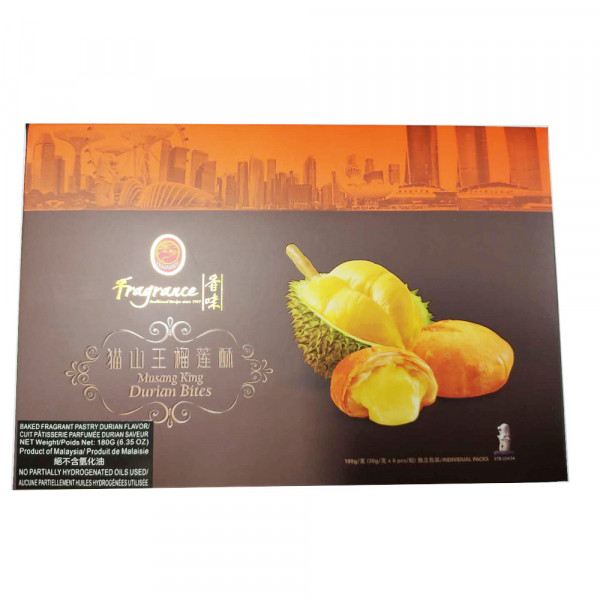 Durian Bites /  猫山王榴莲酥 - 180 g