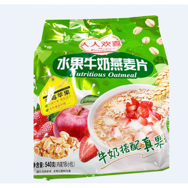Nutritious Oatmeal / 水果牛奶燕麦片之草莓苹果 - 540g