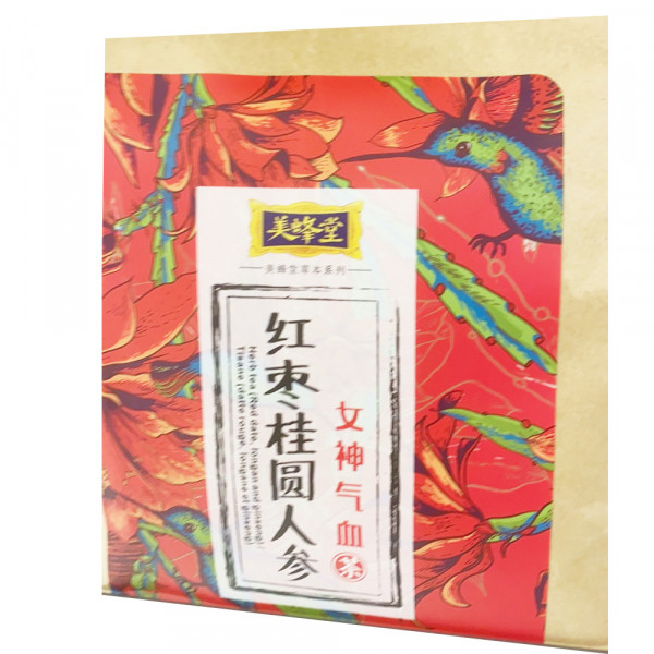 MeiFengTang Tea /  美蜂堂红枣桂圆人参女神气血茶