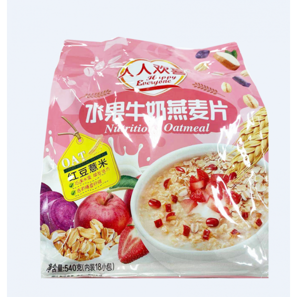 Nutritious Oatmeal / 水果牛奶燕麦片之红豆薏米 - 540g