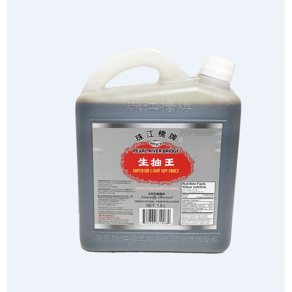 ZhuJiang Superior Light Soy Sauce / 珠江桥牌生抽王 - 1.8 L