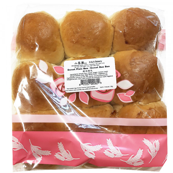 Sweet plain bun / 小麦园鲜奶排包 - 350g