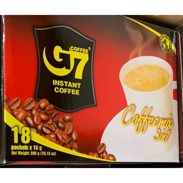 G7 Instant Coffee Mix / G7 三合一即溶咖啡 - 18*16g