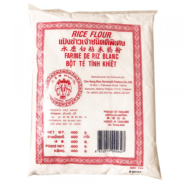 SanXiang White Rice Flour / 三象牌水磨白粘米粉- 400g