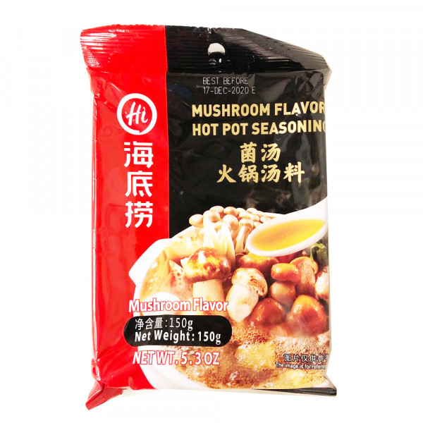 Hi Mushroom Flavor Hot Pot Seasonning / 海底捞菌汤火锅底料 - 150g