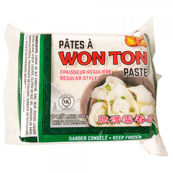 WonTon Paste / 脆滑云吞皮 - 400 g