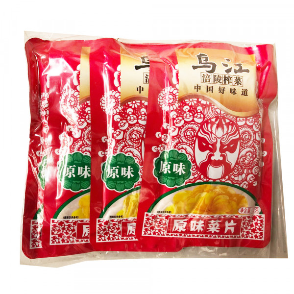 WuJiang Mustard Tuber (Original) / 乌江榨菜4包 (原味)- 4*80g