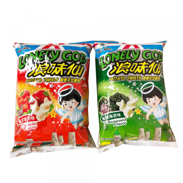 WANT-WANT Lonely God Potato Twists /  旺旺浪味仙 - 70 g