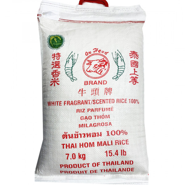 OX HEAD  Fragrant Rice / 泰国牛头牌香米 - 7 KGs