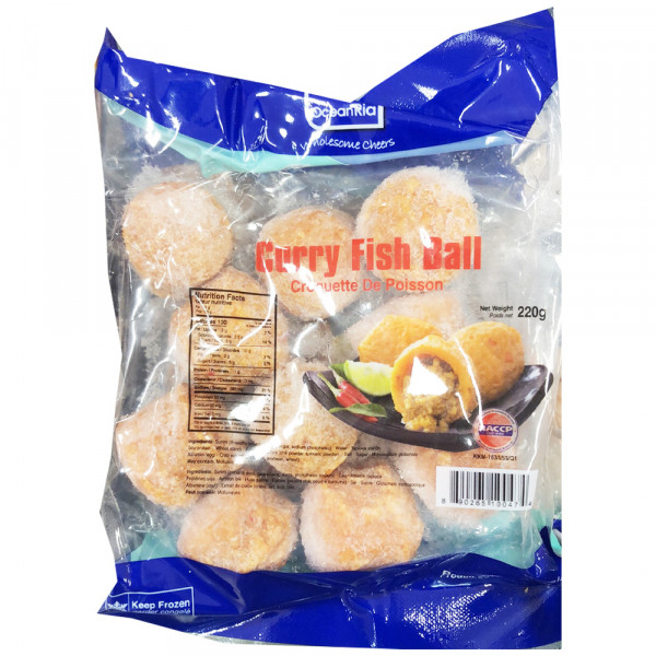 Curry Fish ball / 咖喱鱼丸 220g