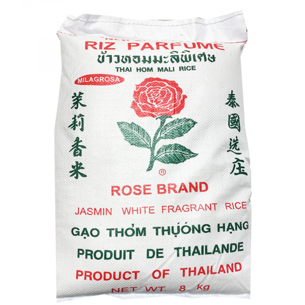 ROSE BRAND  Jasmine Rice / 泰国玫瑰牌茉莉香米 - 8 KGs