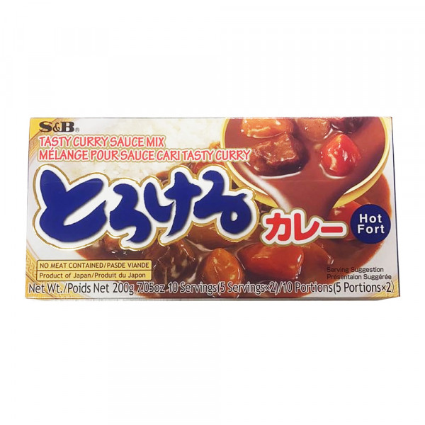 S&B Tasty Curry (Hot)  / S&B  辣咖喱 - 200g