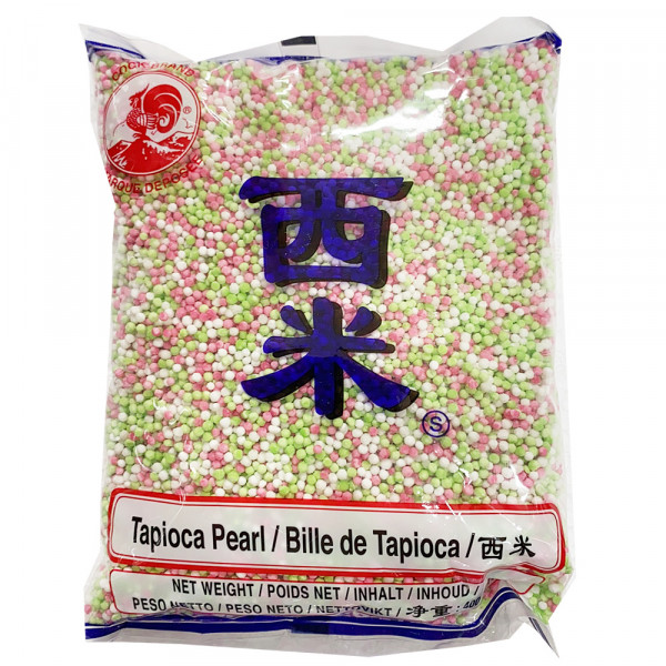 Tapioca Pearl (Color) / 西米（彩粒）- 400g