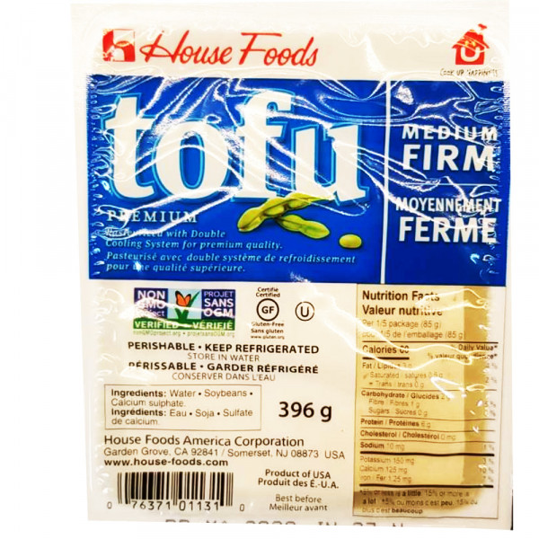 TOFU - Miedium Firm / 豆腐 - 中硬 - 396 g