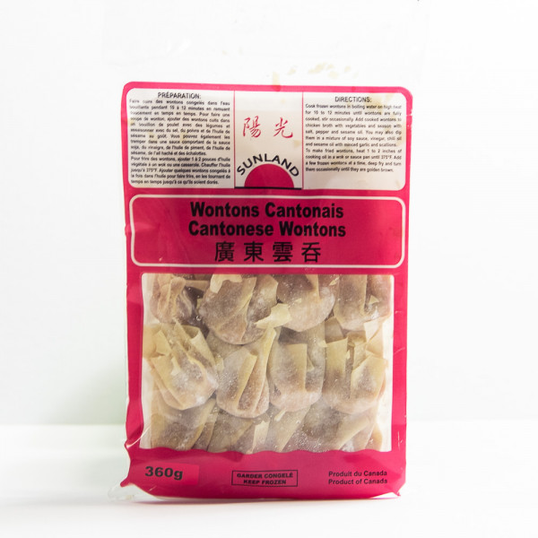 SunLand Cantonese Wontons / 阳光牌广东云吞 360 g