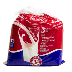 3.25% Beatrice Milk / 牛奶 - 4 L 3.25% Beatrice Milk / 牛奶 - 4 L