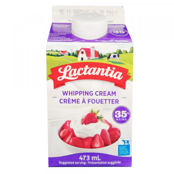 Lactantia 35% whipping cream /Lactantia 35％纯奶油 - 473ml