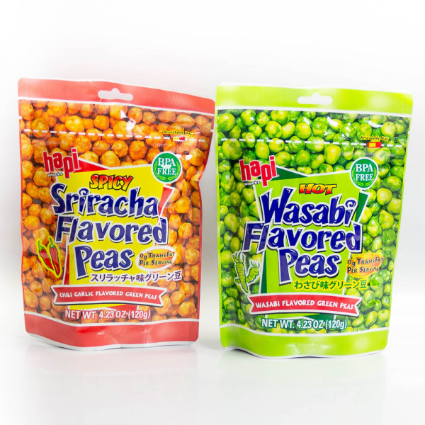 Chili / Garlic Flavoured Green Peas / 日本蒜味/辣味豌豆- 120 g