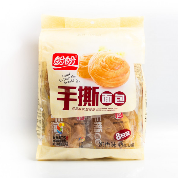 Panpan Bread / 盼盼手撕面包（奶香味) - 320 g