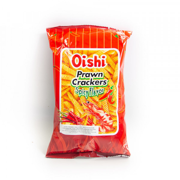 Oishi Prawn Crackers Spicy flavor /Oishi 辣味虾条 60g