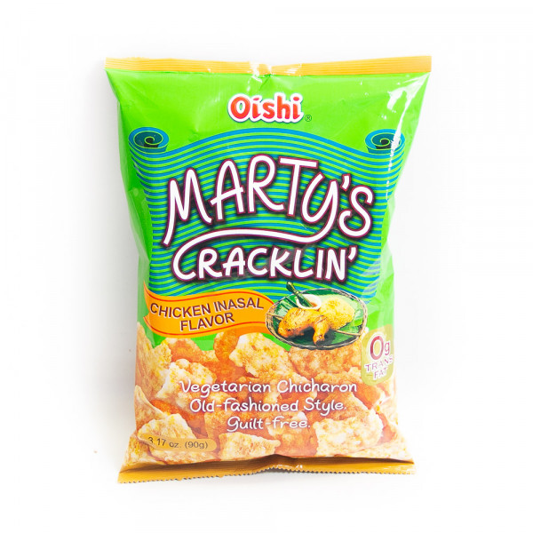 Oishi Marty's Cracklin Chicken Inasal Flavour /Oishi 饼干-鸡茸味 - 90 g