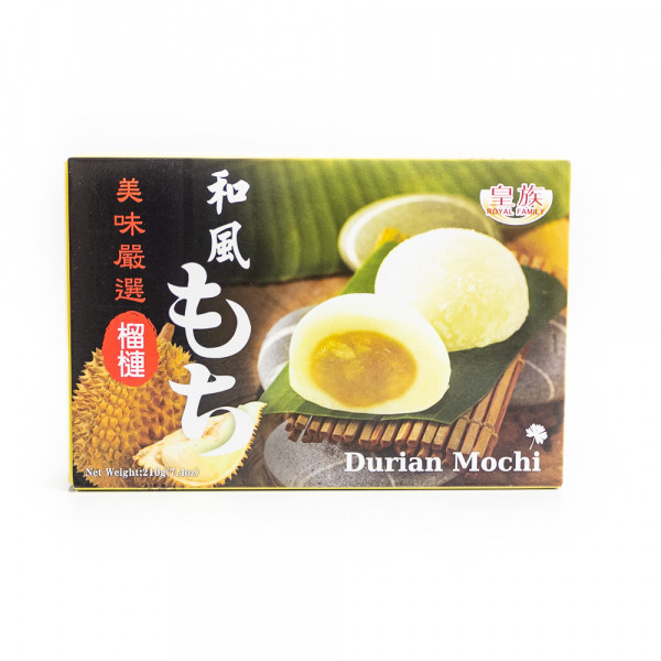 Durian Mochi / 皇族麻薯--榴梿味- 210 g 
