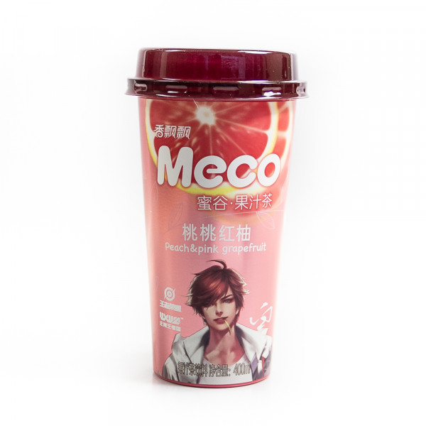 Meco Juice Tea /香飘飘桃桃红柚 - 400 mL