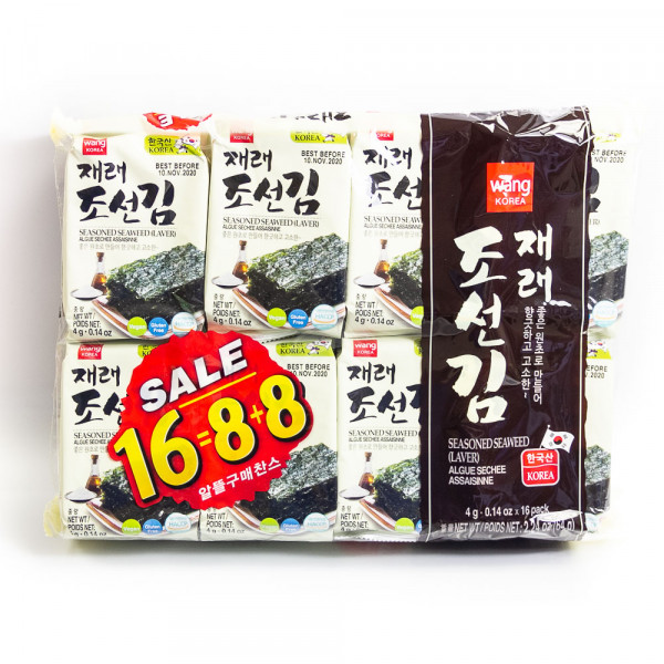Laver Seasoned Seaweed /海 苔 - 4gX16